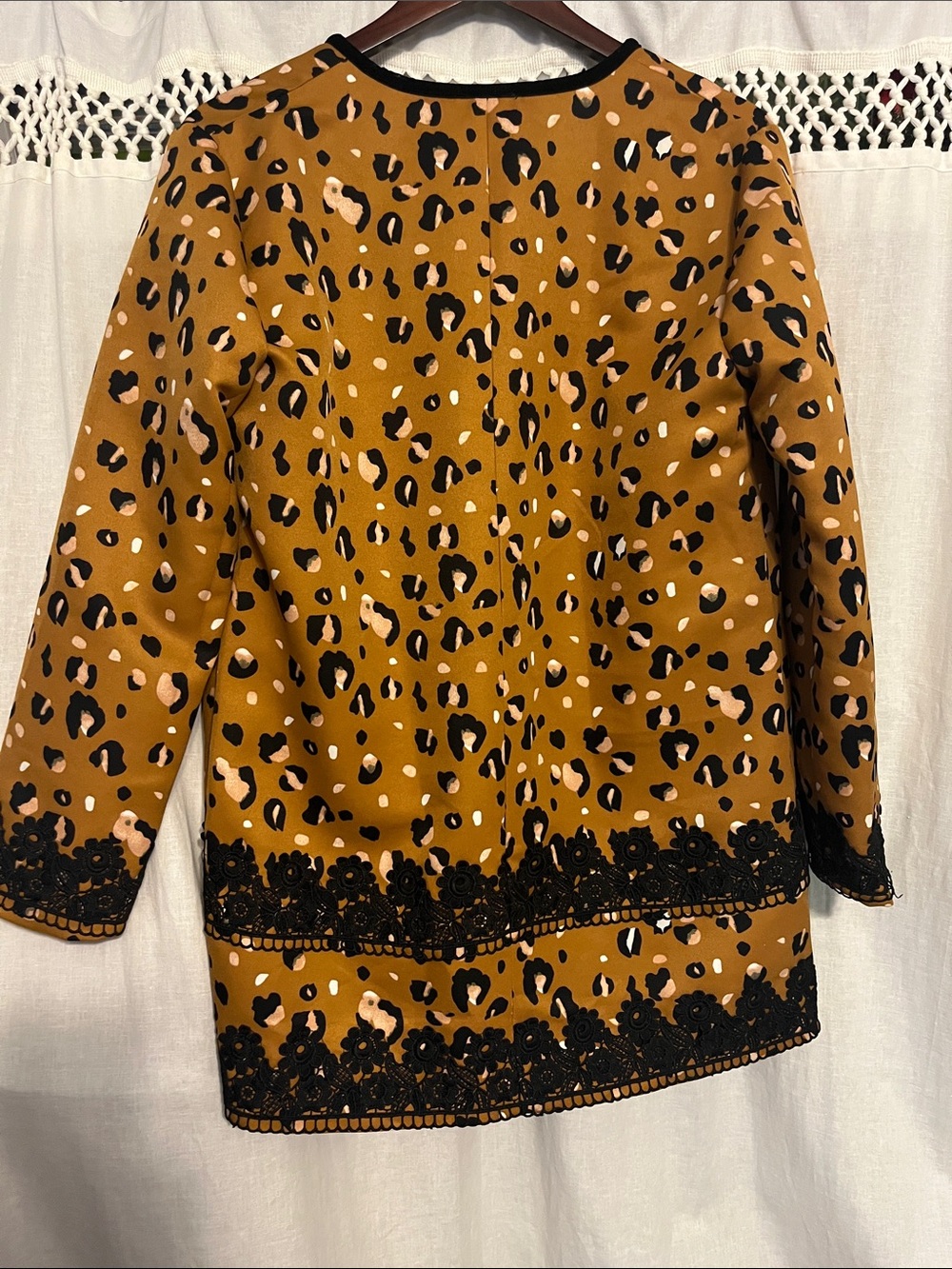 English Factory Leopard Print Blazer Unique M L View 6